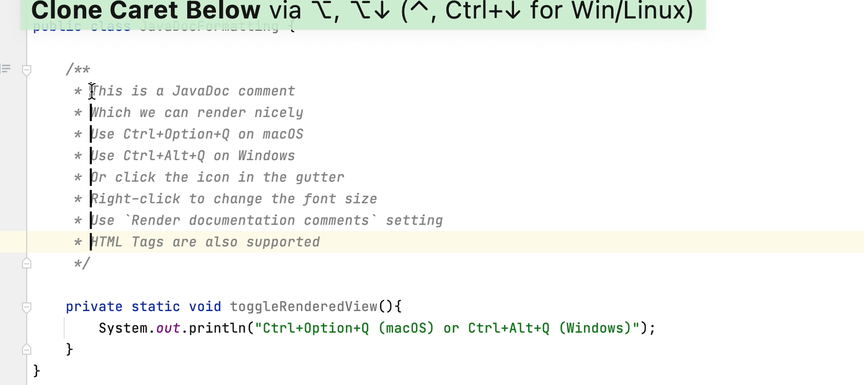 HTML tags and multiple carots
